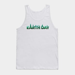 Earth Day Trees Tank Top